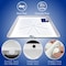 American Built Pro Washing Machine Pan, 30 in x 28 in, Durable HDPE Plastic, White, Predrilled w Drain Hose Adapter WMSP-1Drl - alternate 5